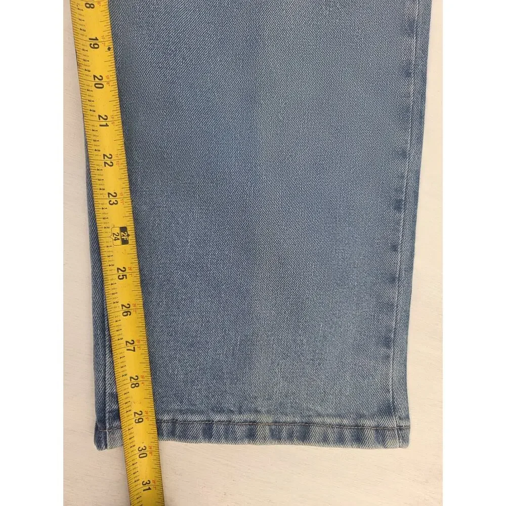 Wrangler Jeans Men 40x30 Blue Flex For Comfort Relaxed Fit Stretch Whiskers